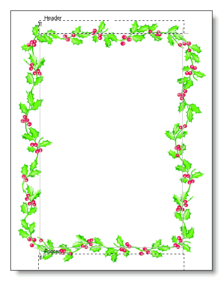 christmas clipart borders for word - photo #18